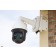 Trebuchet Pan Tilt Zoom Security Camera with Corner Mount and Electrical Box